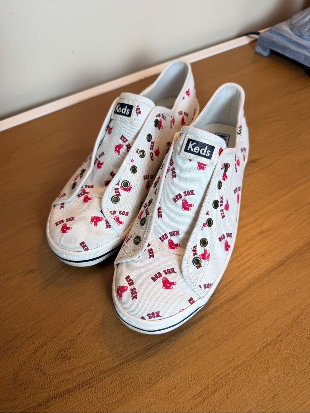 Keds Women’s Boston Red Sox Slip-On Sneakers